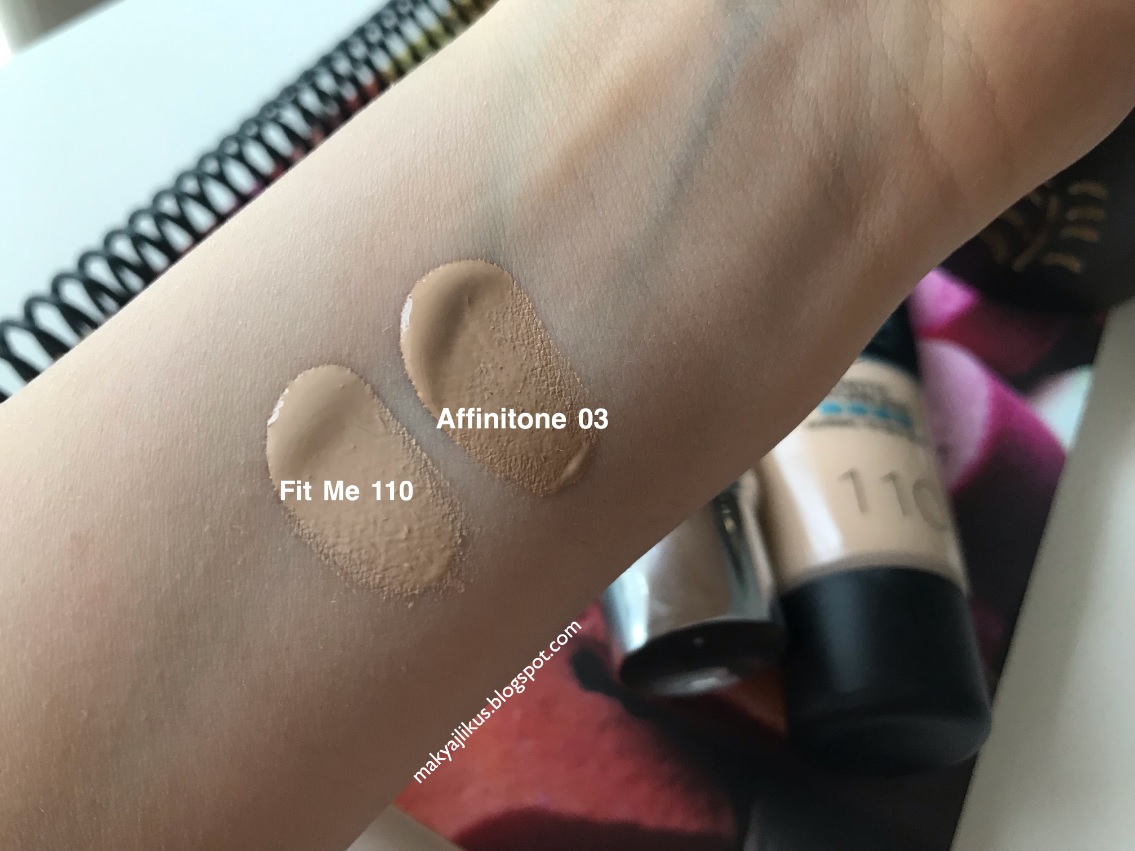 Maybelline Affinitone Fondoten 03 Light Sand Beige Makyajlikus Blog