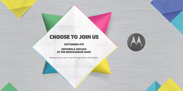 Motorola schedules event for September 4