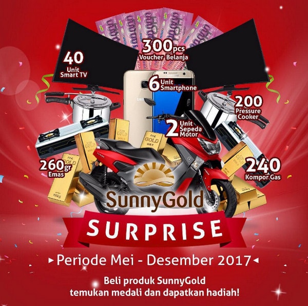Menangkan Hadiah 2 Motor, 6 Smartphone, 40 Smart TV, 240 Kompor, dan