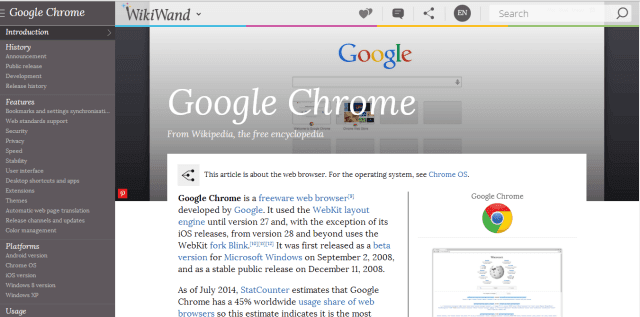 wikiwand chrome