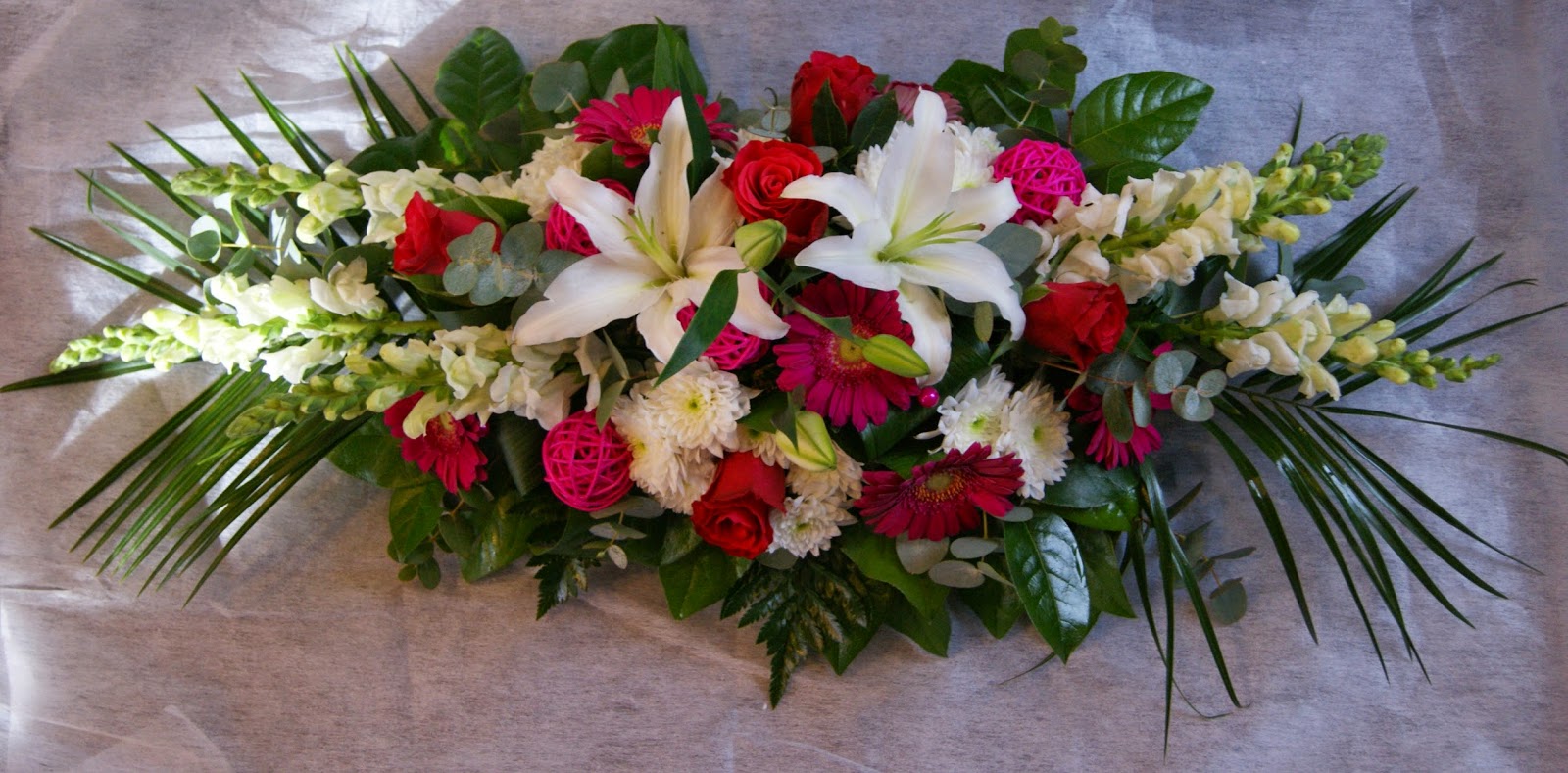 ☆Des Magnolias sur ma voie lactée☆: Centre de Table Mariage Rose