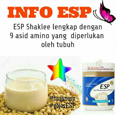 7 Kebaikan Dan Manfaat Energizing Soy Protein (ESP) Shaklee