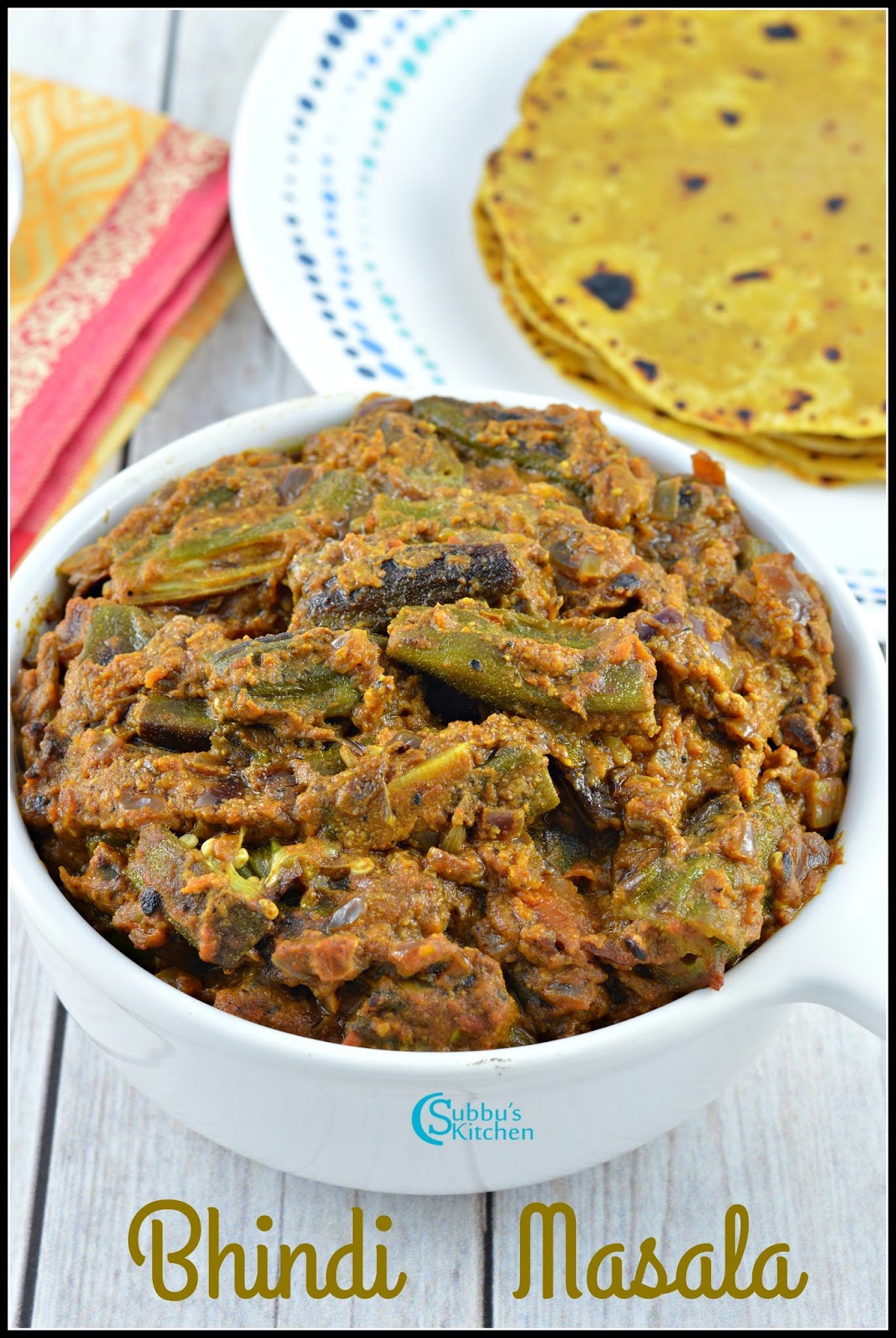Bhindi Masala Recipe Okra Masala Recipe Subbus Kitchen