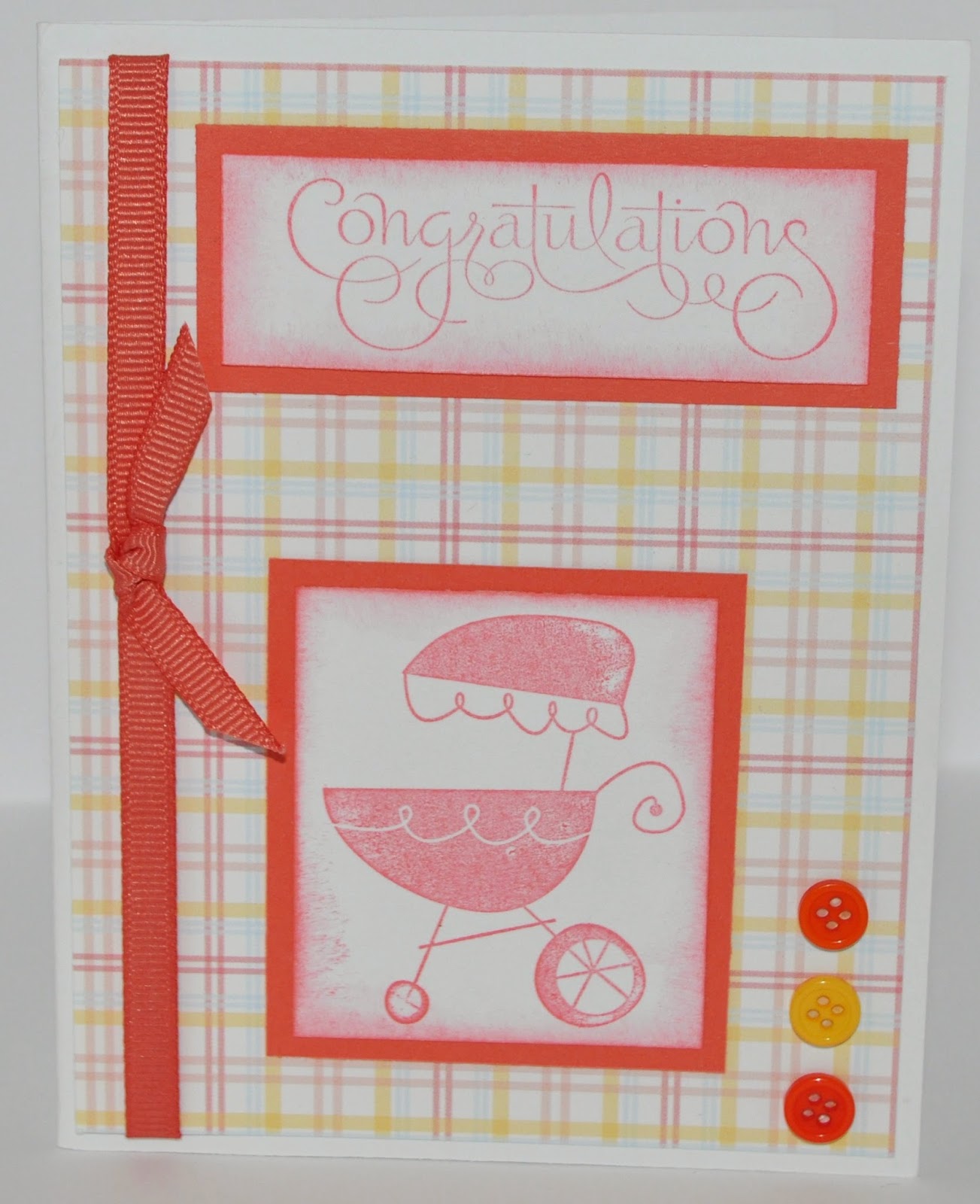 So Many Stamps: Baby Boy and Baby Girl Cards/Congratulations Rattle ...