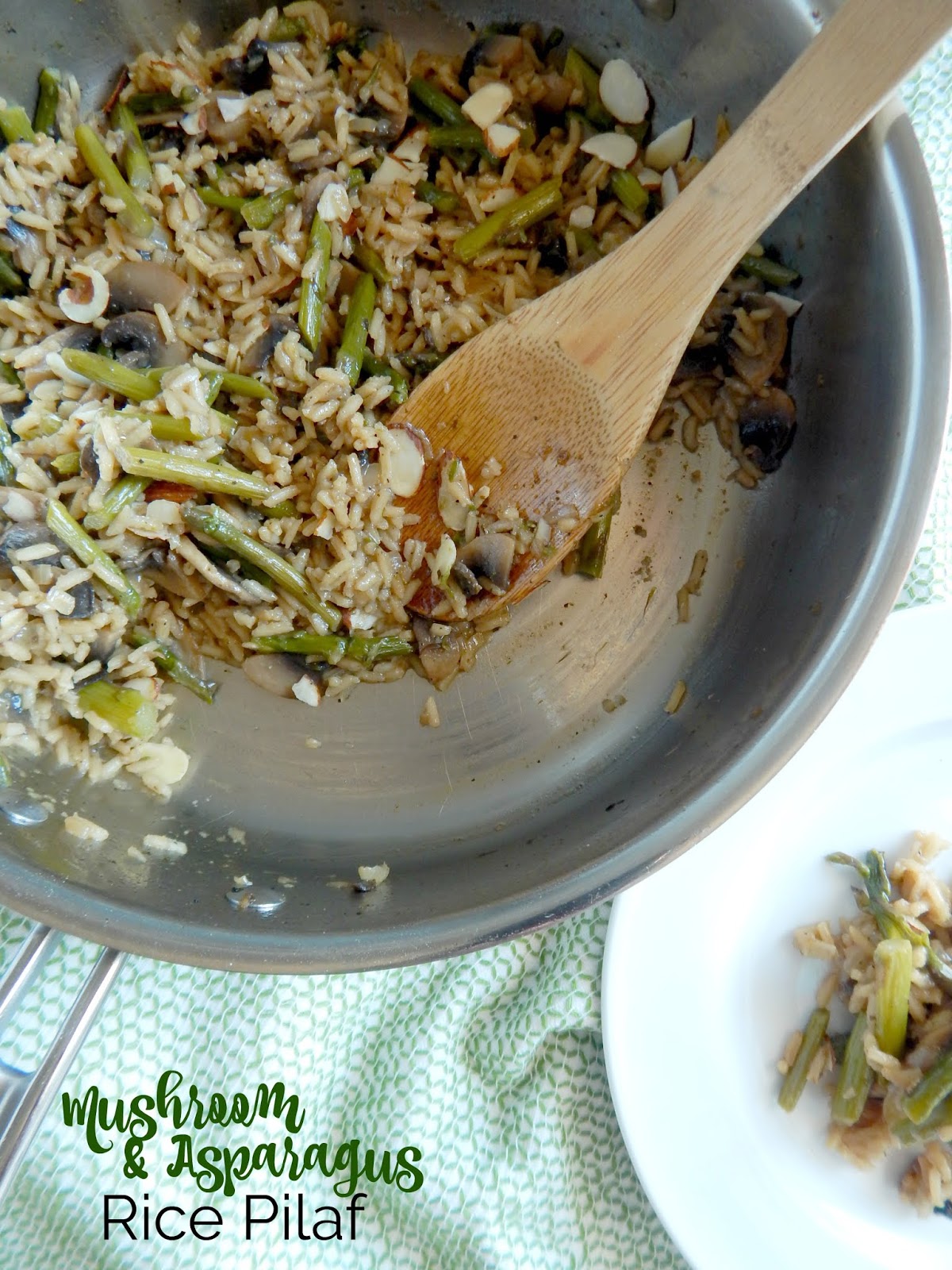 Mushroom & Asparagus Rice Pilaf Ally's Sweet & Savory Eats