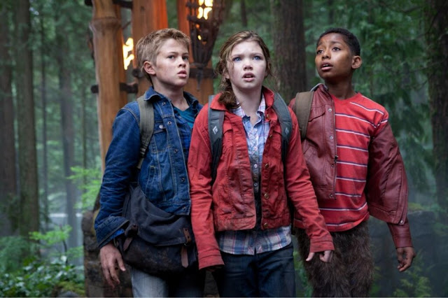 Younger versions of Luke Castellan, Annabeth Chase and Grover Underwood