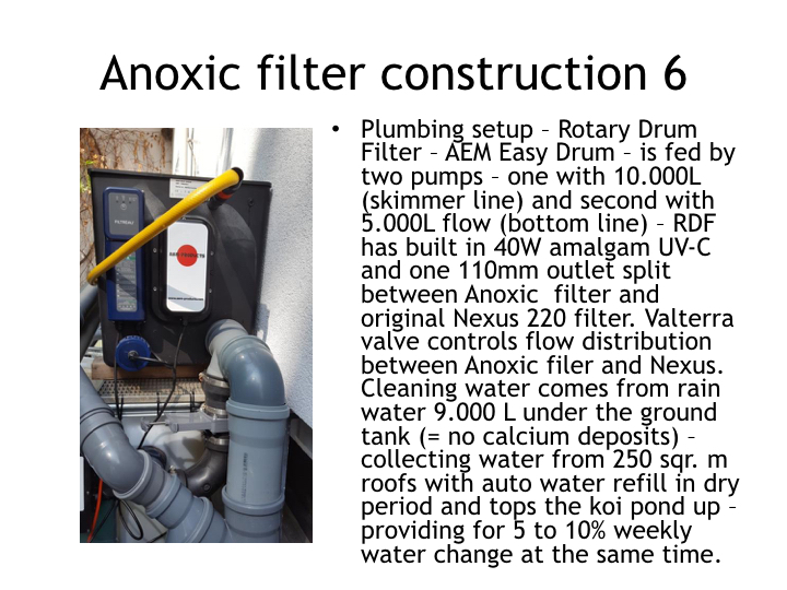 Anoxic Filtration System Building an Anoxic Filter suitable for both
