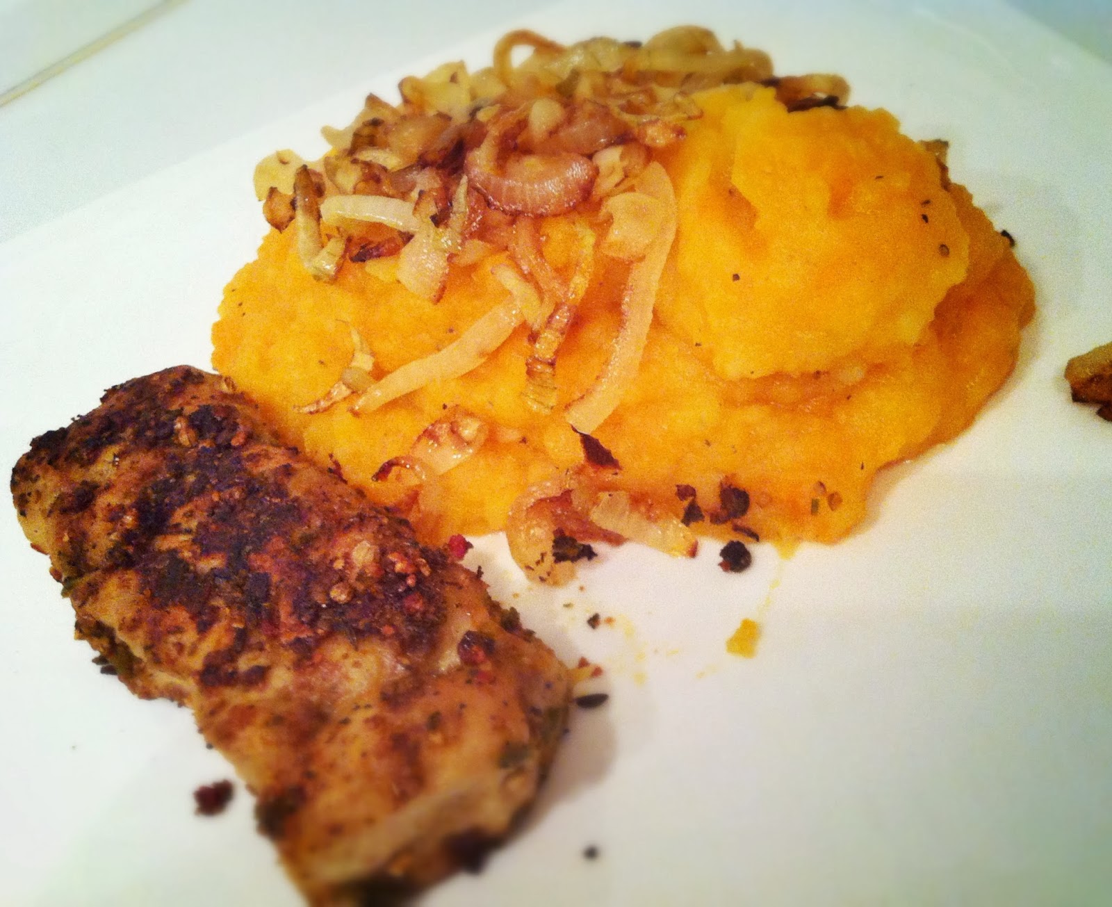 Vegan kochen und genießen: Karotten-Kartoffel-Püree mit Zwiebeln - dazu ...