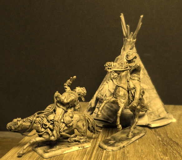 History in 1/72: Indian wars painting