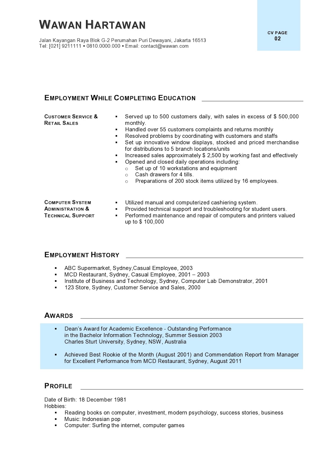 Contoh Cover Letter For Accounting Staff - Gontoh