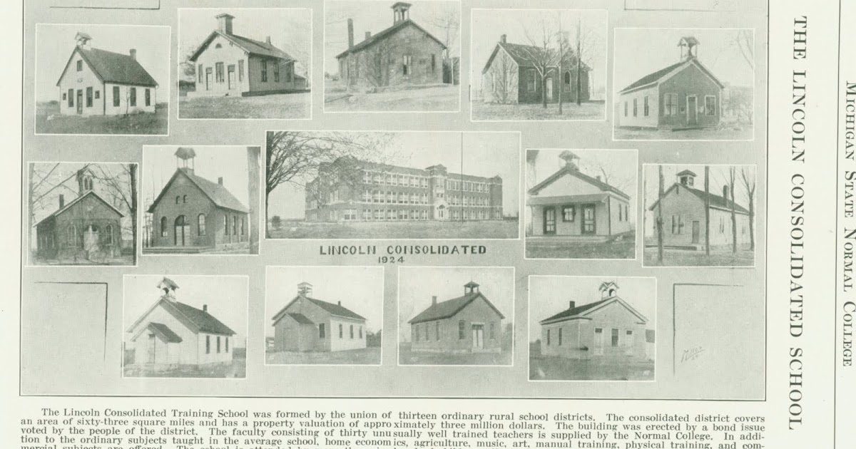 Dusty Diary: From One-Room Schoolhouse to Lincoln Consolidated Schools