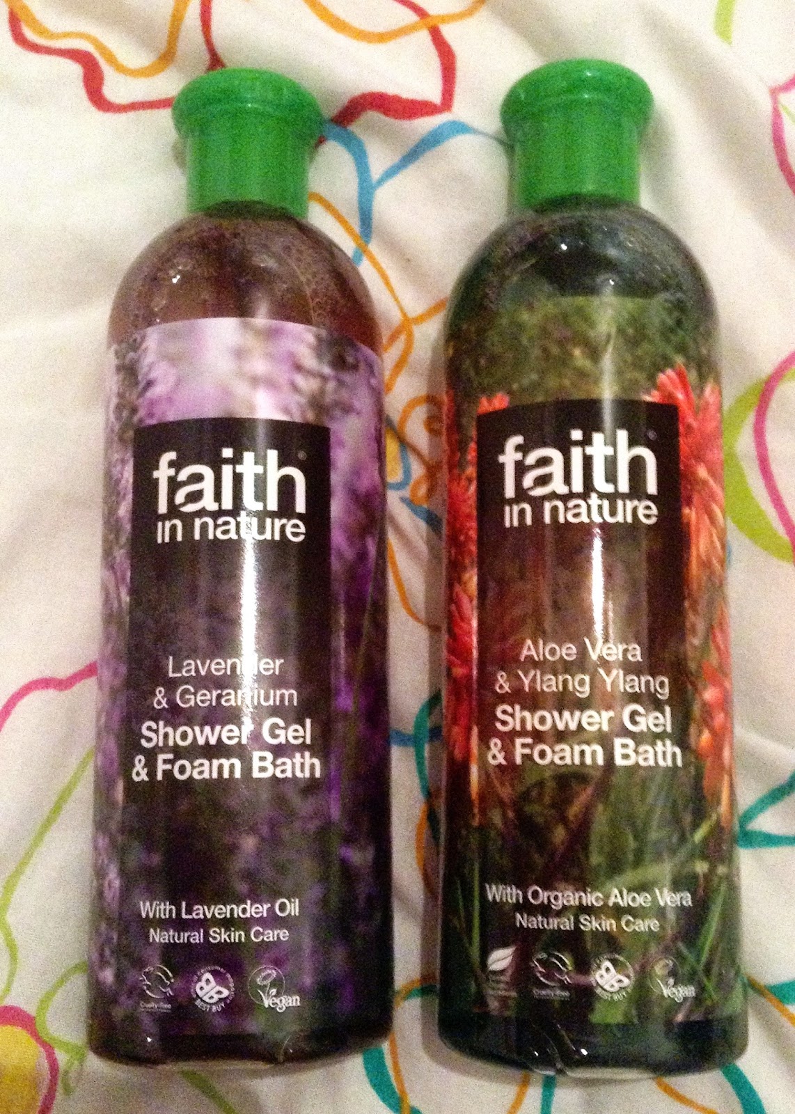 The Powdered Nose Faith In Nature Shower Gel & Bath Foam Review