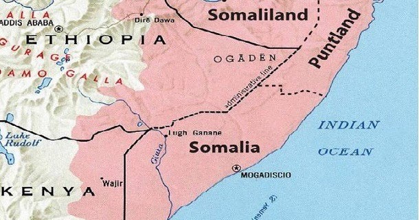 Somali Kenya Border Map 