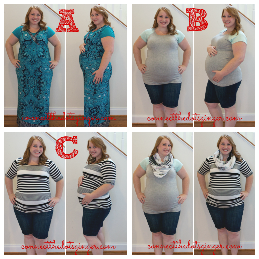 Connect the Dots Ginger Becky Allen Second Pregnancy Stitch Fix Items