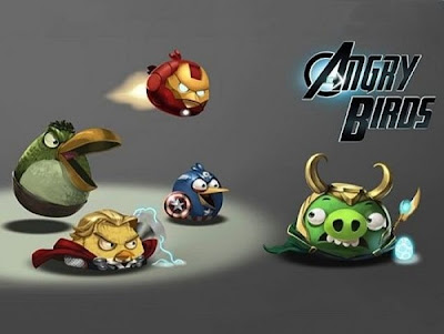 angry birds the avengers