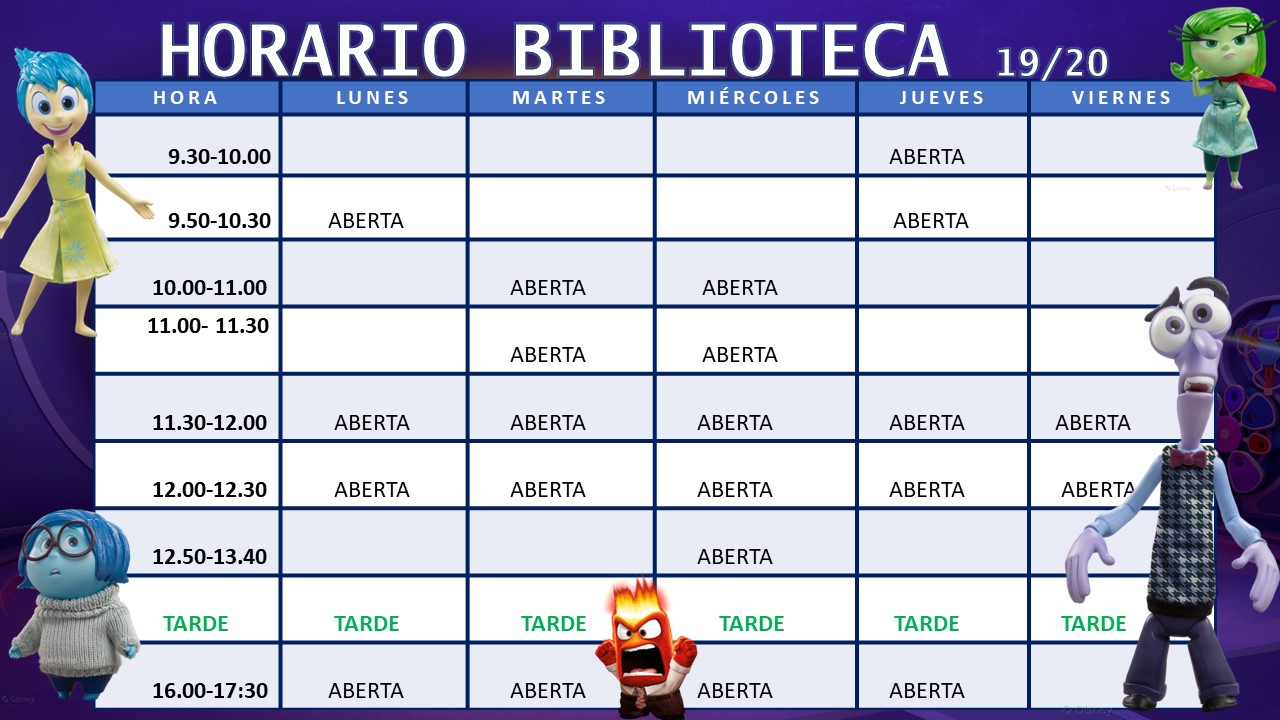 O noso horario