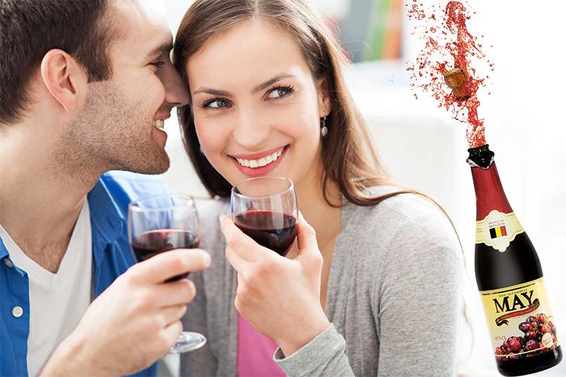 Celebrate Life With May Sparkling Red Grape Juice from Belgium