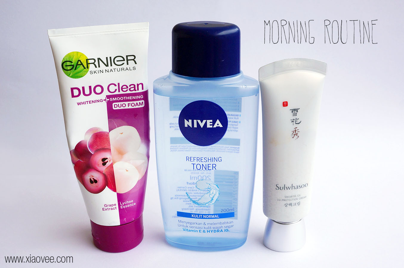 Morning Skin care routine for normal combination skin type, Morning Skin care product for normal combination skin type,
