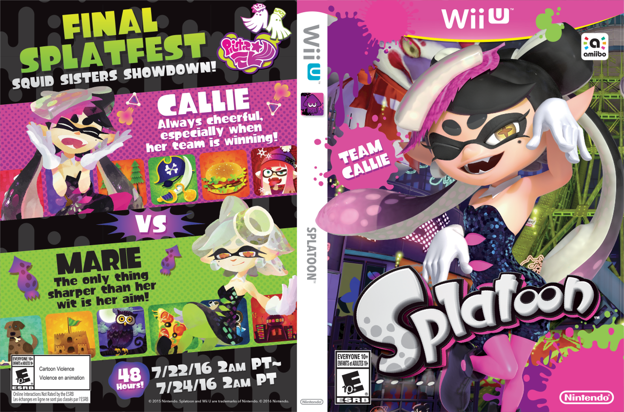 Splatoon Wii U Ultra Capas