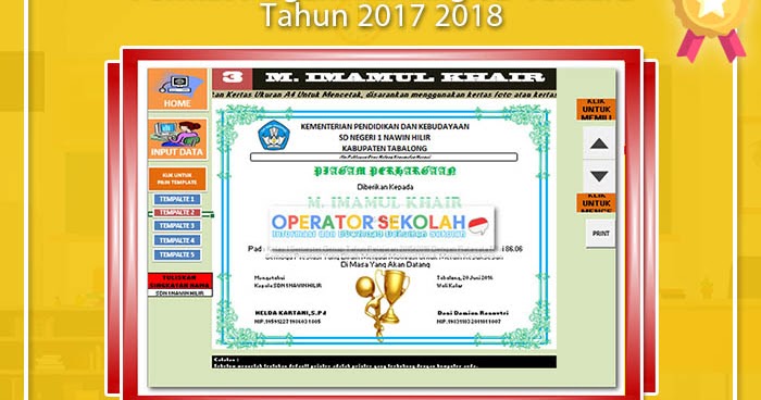 Format Piagam Ranking Sd Terbaru Tahun 2020 2020 Hobi Sekolah