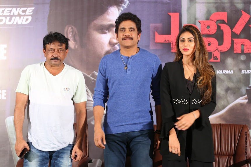 Myra Sareen at Officer movie Press Meet