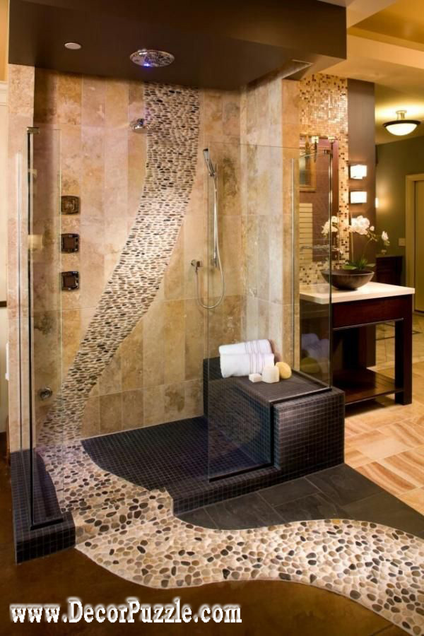 Top shower  tile  ideas  and designs  to tiling  a shower 