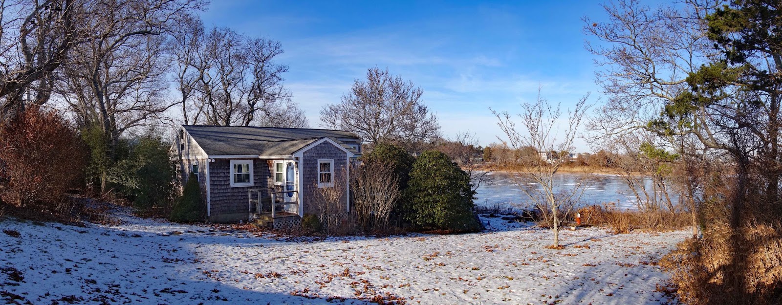 Joe's Retirement Blog Winter, Bartlett Pond, Manomet, Plymouth