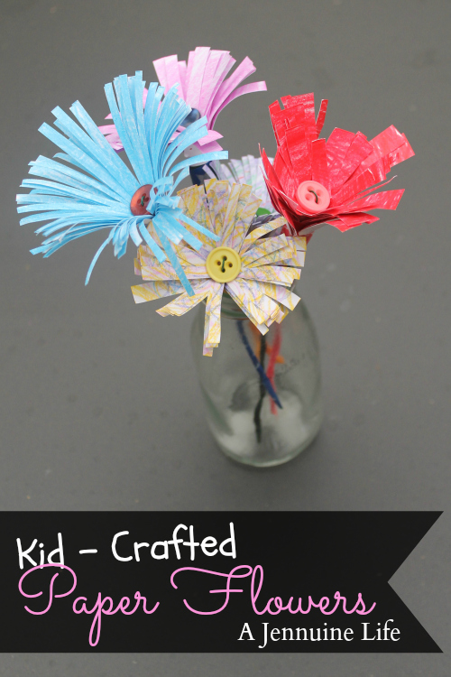 kid crafted paper flowers the girl creative paper flower project