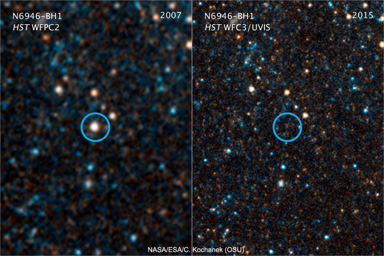 N6946-BH1: Lo strano caso di una stella che scompare