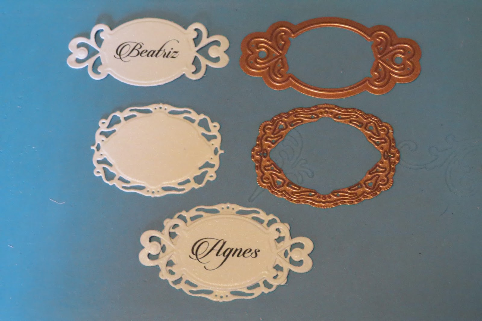 Ligaya's Creativity Zone Spellbinders Grand Decorative Labels One