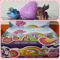 MLP Fake My Lovely Horse Busy Book Figures
