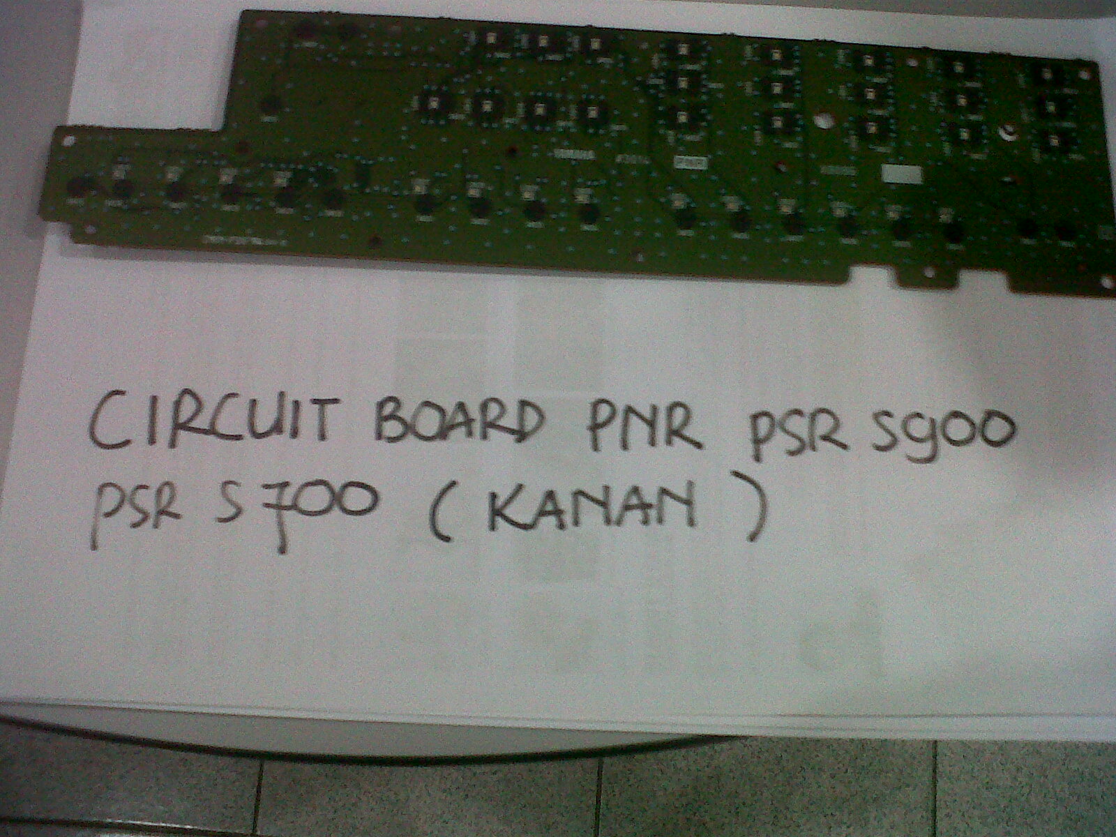 SPARE PART ALAT MUSIC SPARE PART KEYBOARD YAMAHA ( BLOK PANEL PNR