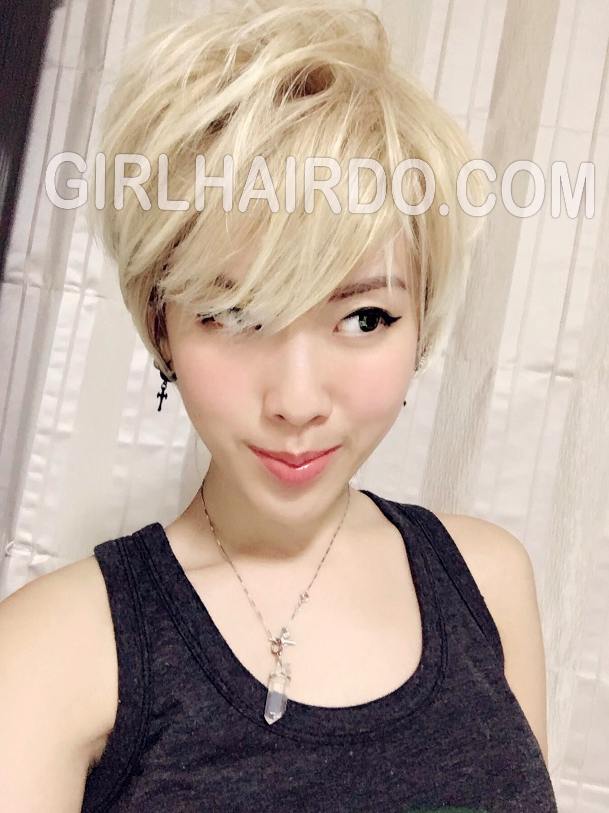 3807 Short Spunky Blonde Wig Girlhairdo Com Singapore Hair
