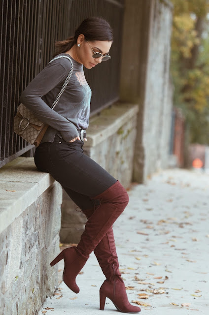 Over the Knee Boots for Fall | The Style Brunch