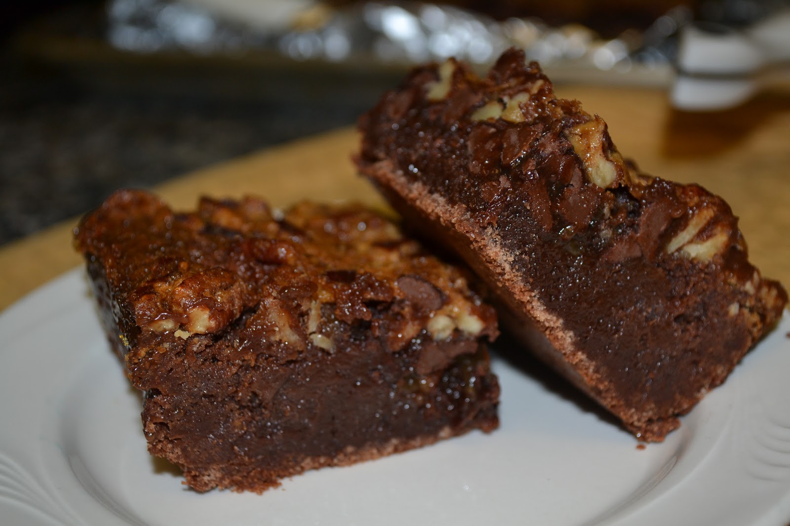 Live... Bake... Love... Pecan Pie Brownies