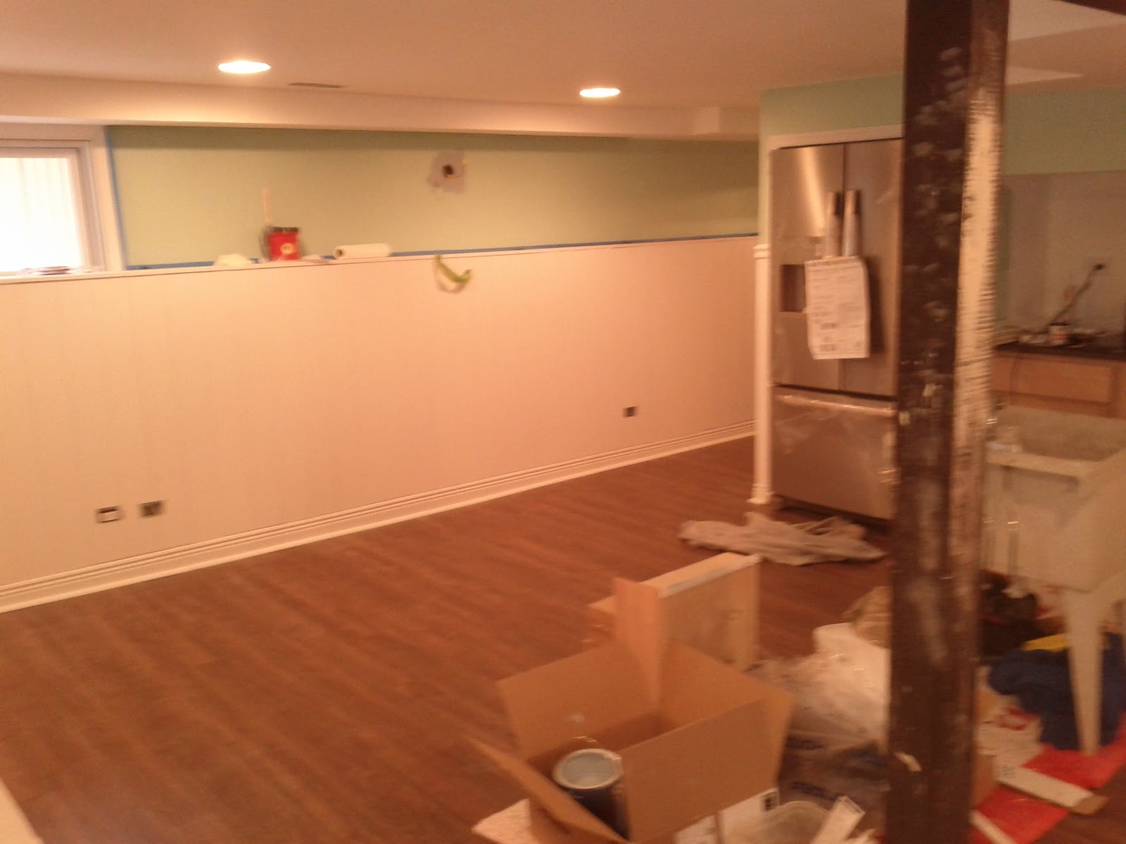 Basement Wainscotting