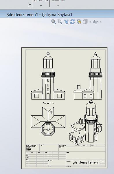 Ahşaptan Şile Deniz Fenerinin Yapılışı