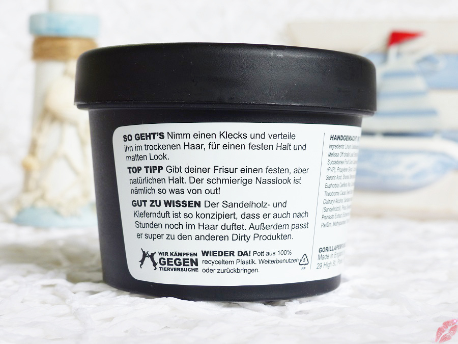 [Review] Dirty Styling Haarcreme von LUSH TiaMel