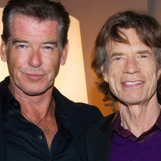 The Incredible Suit If you don't follow Pierce Brosnan on Facebook