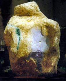 Natural green jade boulder Natural green jade boulder