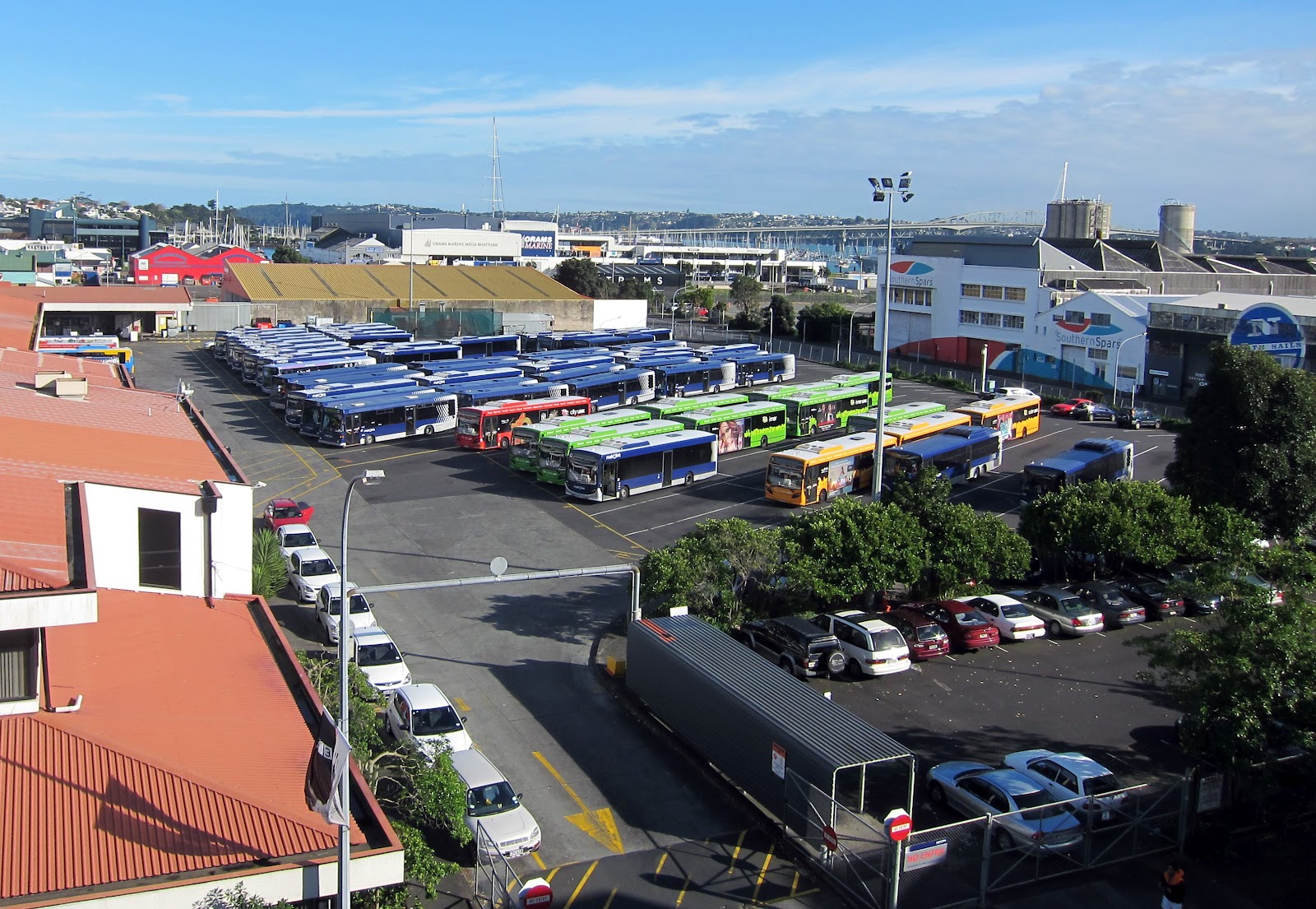 transpress nz Auckland bus depot