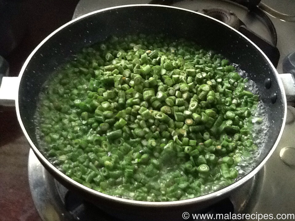 STRING BEANS / KARAMANI CURRY Malpats Kitchen