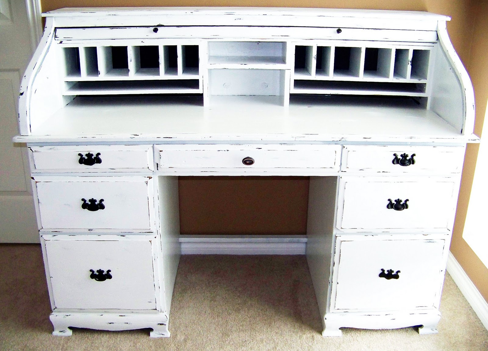 How to Paint Furniture Desk Makeover The 36th AVENUE