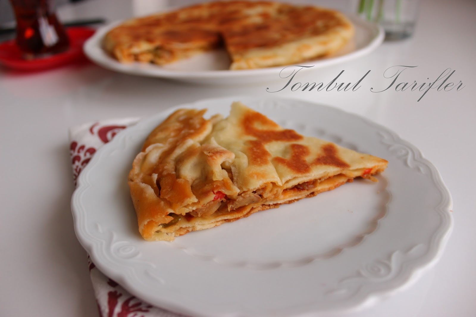 İstiridye Mantarlı El Açması Tava Böreği Gaziantep Mutfağına Özgü