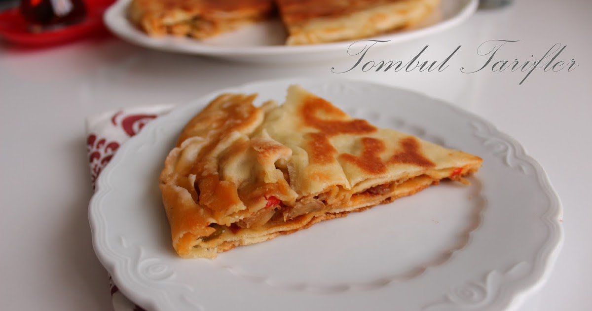 İstiridye Mantarlı El Açması Tava Böreği Gaziantep Mutfağına Özgü