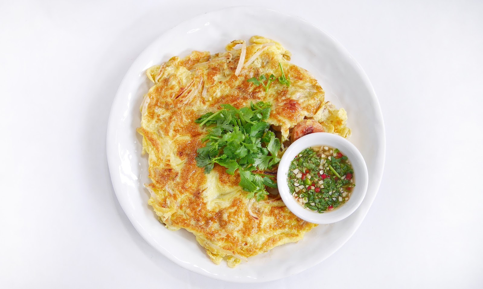 Resep Sausage and Bean Sprout Omelette Recipe HeyTheresia