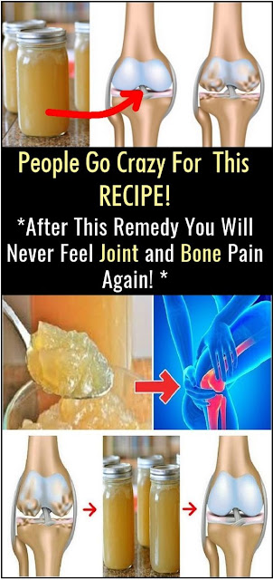 People Go Crazy For This Recipe! After This Remedy You Will Never Feel Joint and Bone Pain Again!