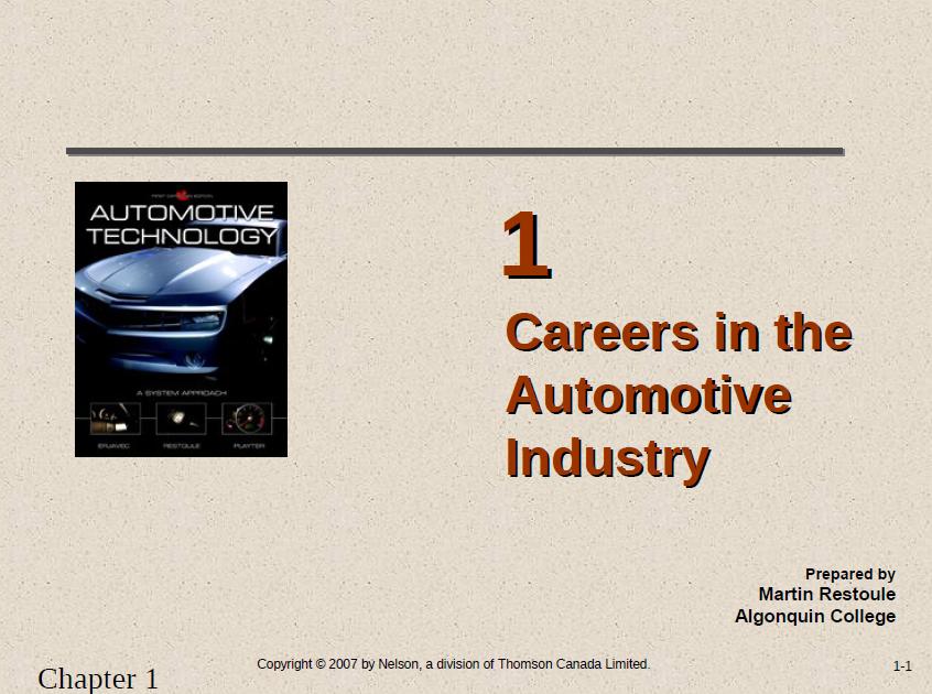 AUTOMOTIVE BOOKS AUTOMOTIVE TECHNOLOGY 2007 Automotive Library