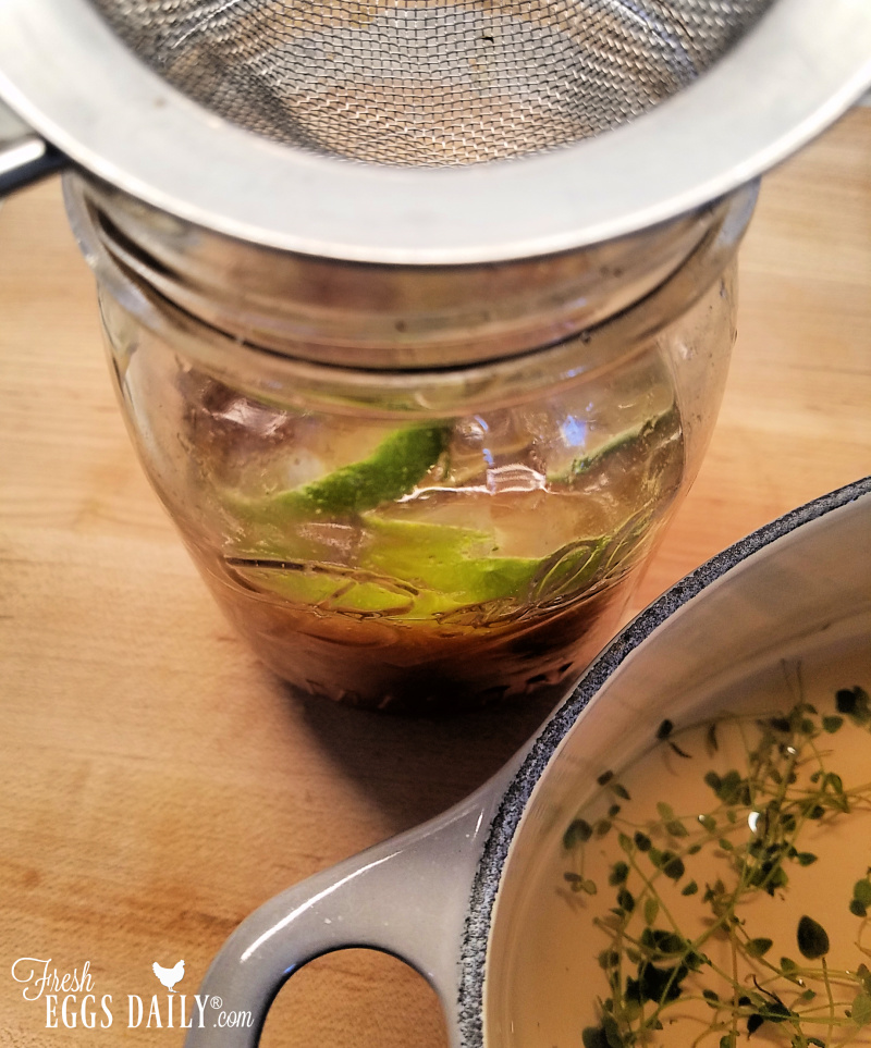 Ginger Lime Thyme Homemade Cough Syrup Fresh Eggs Daily® with Lisa Steele