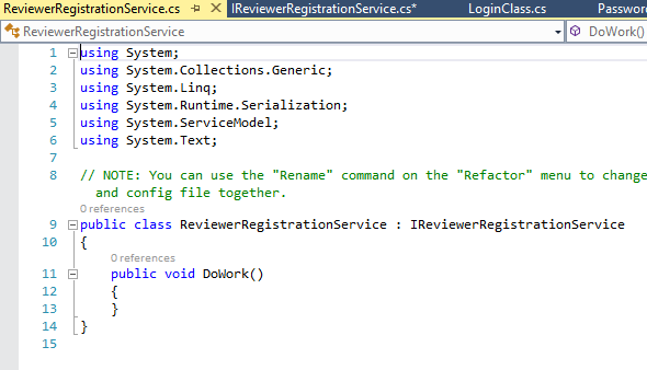 ITC Resources: Creating a Windows Communication Foundation (WCF) Service